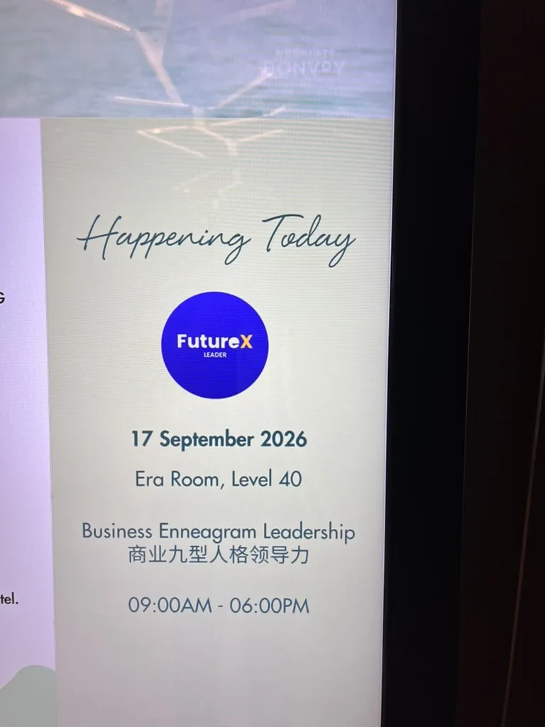 Business Enneagram Leadership · Cohort 2 · Element Kuala Lumpur, Ilham Tower · Era Room, Level 40 — FutureX Leader