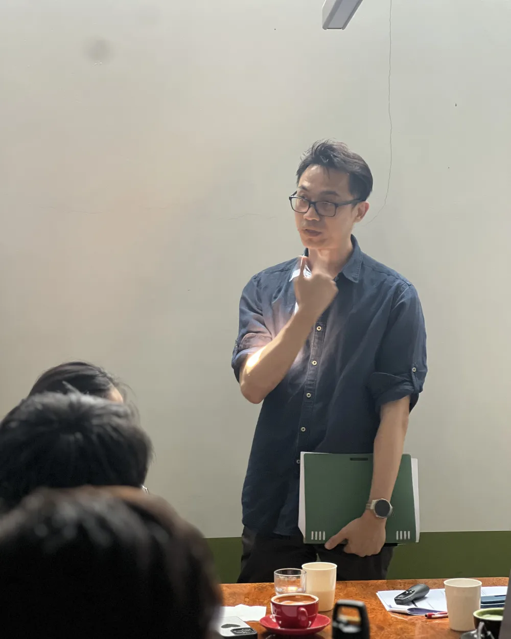 Kel, a film director and educator, sharing a perspective